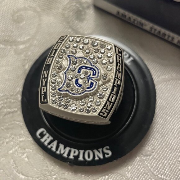 2019 Brooklyn Cyclones Replica Championship Ring 2019 NY Penn League Champions - Picture 4 of 11